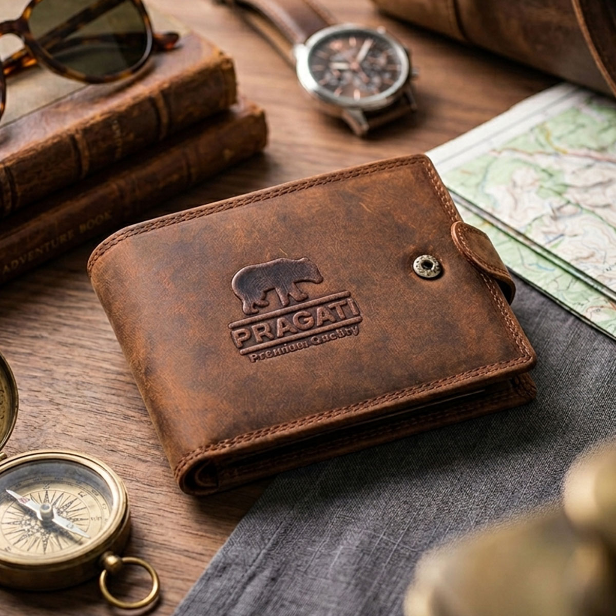 Pánská kožená peněženka Master Pragati