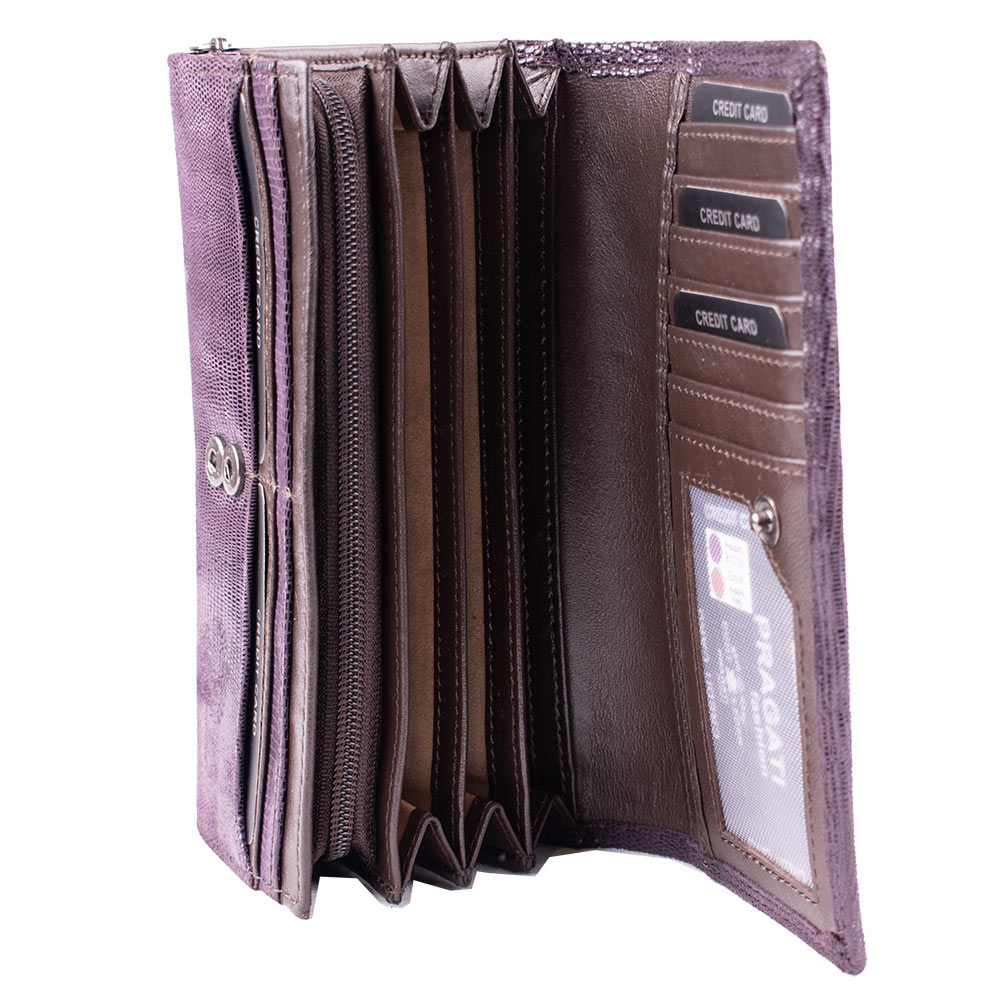 Guru Pragati dámská kožená peněženka na patent vínová GT A-1788